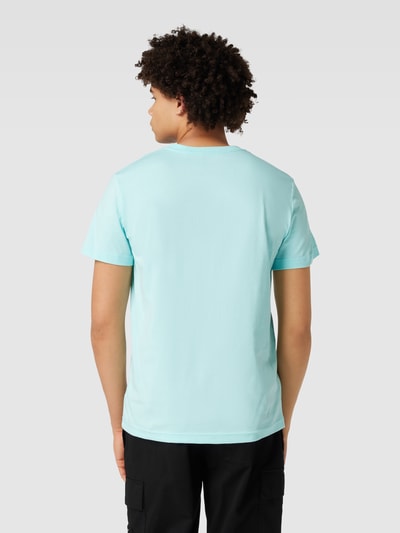 Calvin Klein Jeans T-Shirt mit Label-Stitching Aqua 5