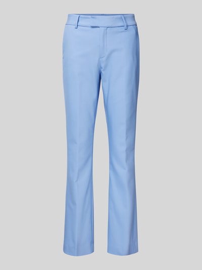 MOS MOSH Slim fit stoffen broek met steekzakken, model 'ELLEN NIGHT' Oceaanblauw - 2