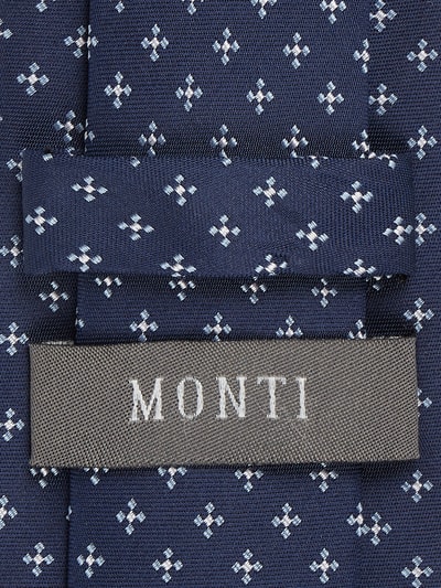 Monti Stropdas van pure zijde (7 cm) Bleu - 2