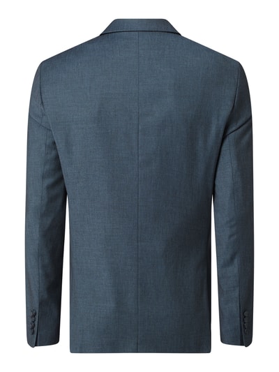 SELECTED HOMME Slim Fit 2-Knopf-Sakko mit Stretch-Anteil Modell 'Bill' Rauchblau 4