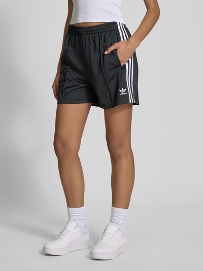 adidas Originals Shorts mit Label-Stitching Modell 'FIREBIRD' Black 4