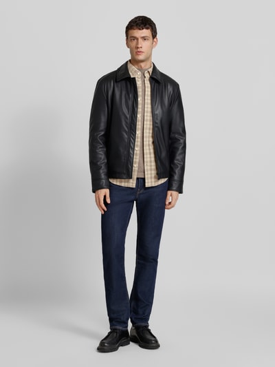 Gant Freizeithemd mit Knopfleiste Beige 1