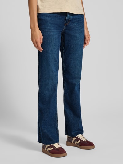 Marc O'Polo Jeansy z wysokim stanem z mieszanki bawełny model ‘KIRUNA’ Jeansowy niebieski 4