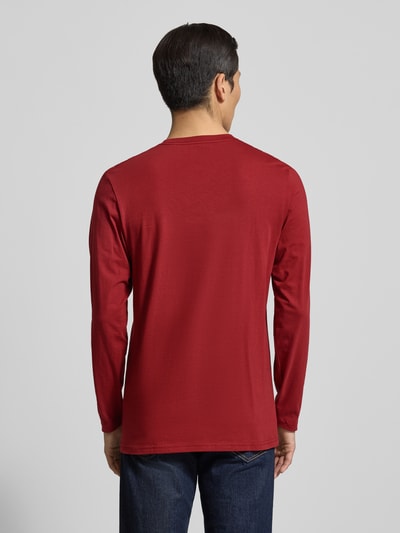 RAGMAN Shirt met lange mouwen en geribde ronde hals Rood - 5