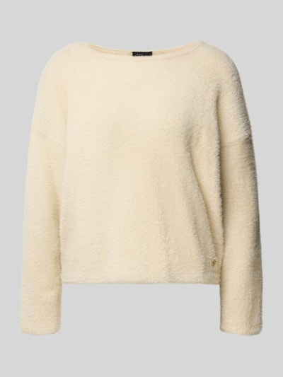 Productfoto, crèmekleurige regular fit pullover met viscose van s.Oliver BLACK LABEL, zachte textuur, dames pullover