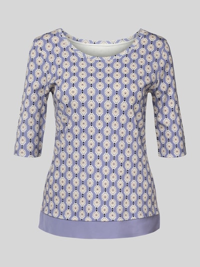 Marc Cain T-shirt met 1/2-mouwen Lavendel - 2