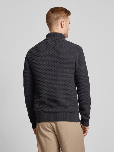 Casual Friday Rollkragenpullover mit Label-Detail Modell 'Karl' Marine 5