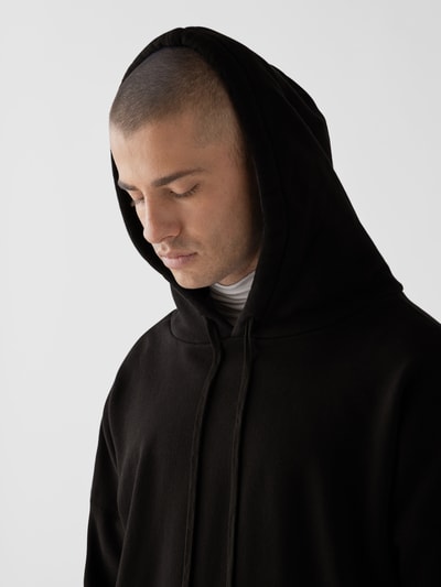 Greg Lauren Hoodie mit Backprint Schwarz 3