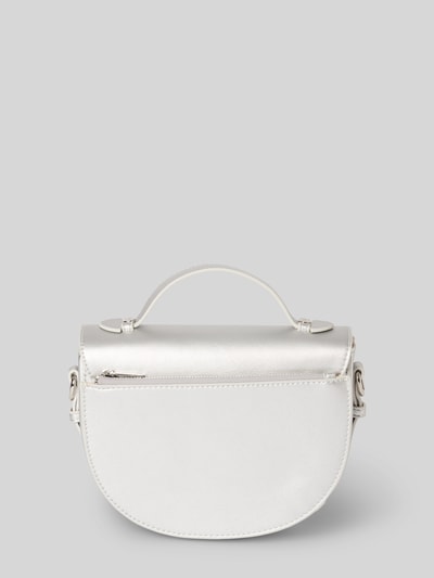 Hey Marly Handtasche mit Label-Applikation Modell 'Soul Sister' Silber 4