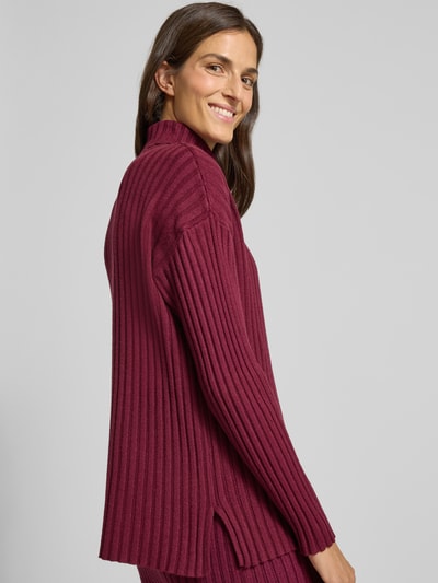 Soyaconcept Rollkragenpullover mit Rollkragen Modell 'KANITA' Bordeaux 3