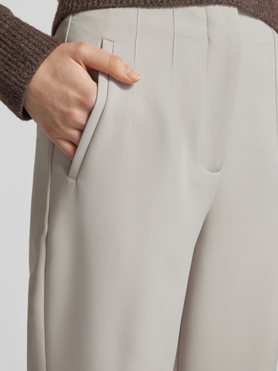 Vero Moda Tapered Fit Stoffhose mit hoher Taille Modell 'LINA' Offwhite 3