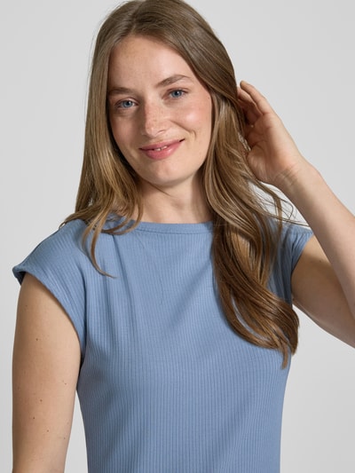 Tommy Hilfiger Fit-and-flare-midi-jurk met plissérok
 Lichtblauw - 3