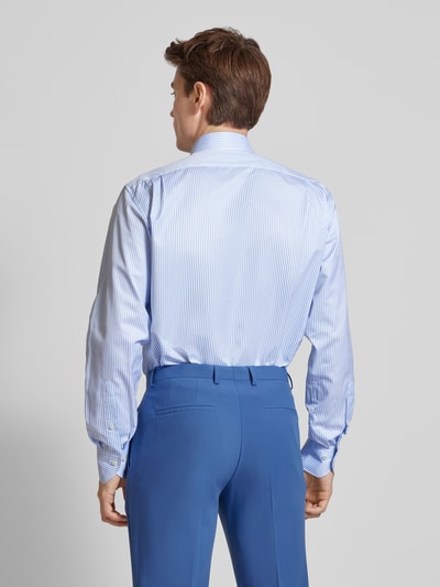 Stenstroms Slim Fit Business-Hemd mit Haifischkragen Blau 5