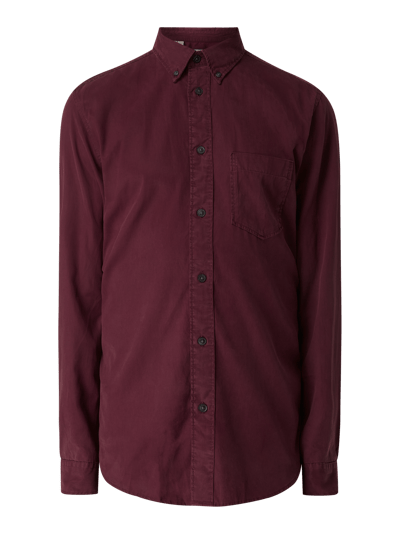 SELECTED HOMME Regular Fit Freizeithemd aus Twill Modell 'Clark' Bordeaux 2