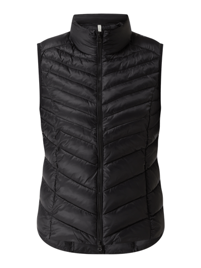 Christian Berg Woman Bodywarmer met naadritszakken Zwart - 2