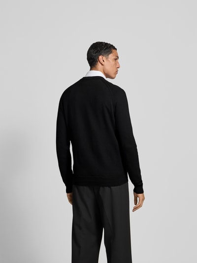 Dsquared2 Pullover mit gerippten Abschlüssen Black 5