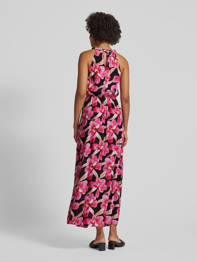 Vila Maxi-jurk met bloemenprint, model 'MESA' Felroze - 5