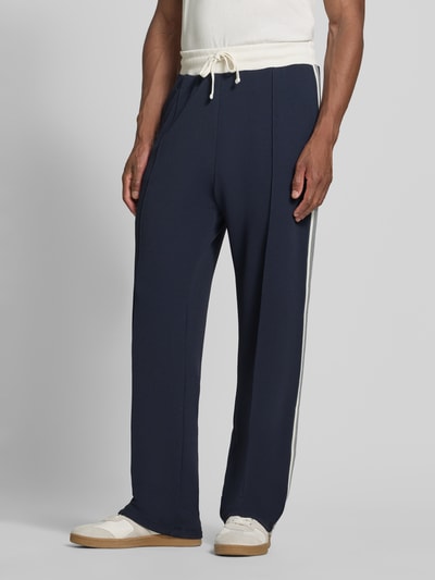 MCNEAL Straight Fit Sweatpants mit Elastikbund Dunkelblau 4