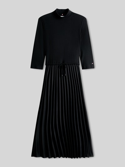 Tommy Hilfiger Slim fit vrijetijdsjurk van viscosemix BLACK - 2