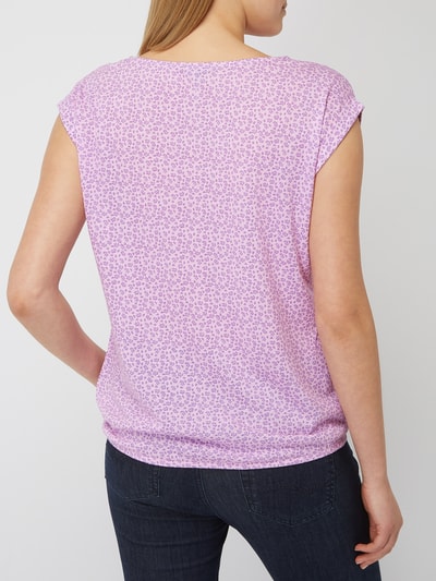 Montego Shirt met bloemenmotief Lila - 5