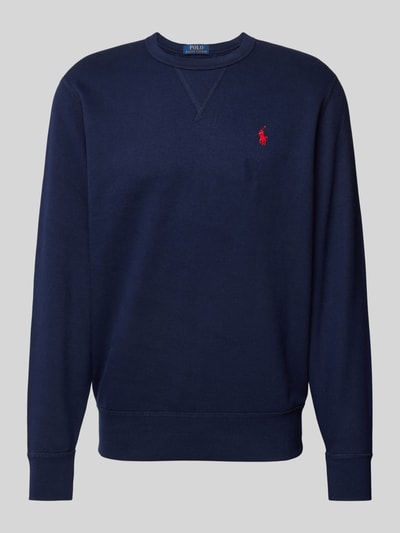 Polo Ralph Lauren Sweatshirt mit Label-Stitching Marine 2