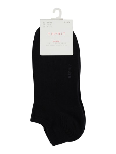 Esprit Sneakersocken mit Stretch-Anteil im 2er-Pack Black 2