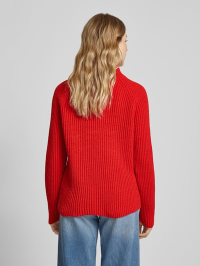 Drykorn Gebreide pullover met opstaande kraag, model 'ARWEN' Rood - 5