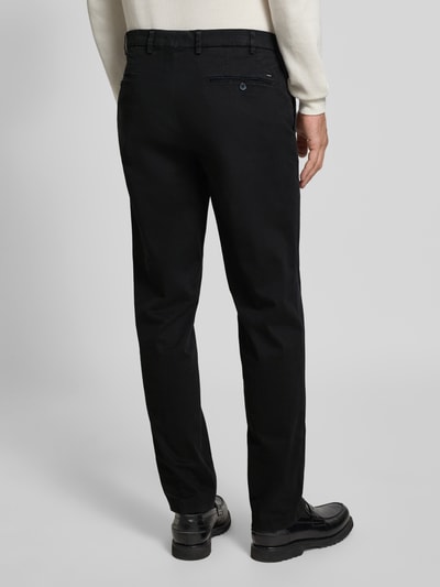 Hiltl Regular Fit Stoffhose mit Bügelfalten Modell 'Peaker' Black 5