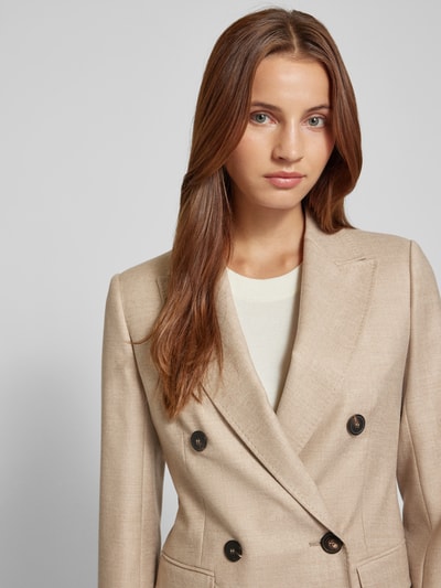 Max Mara Studio Blazer mit Pattentaschen Beige 3