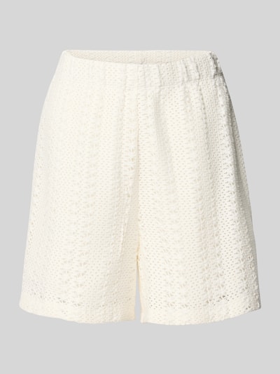 Jake*s Casual Shorts met elastische band Offwhite - 2