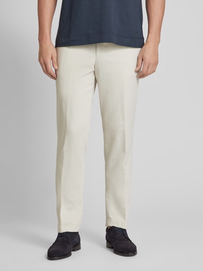 Hiltl Spodnie o kroju slim fit w kant model ‘Porter’ Gliniany 4