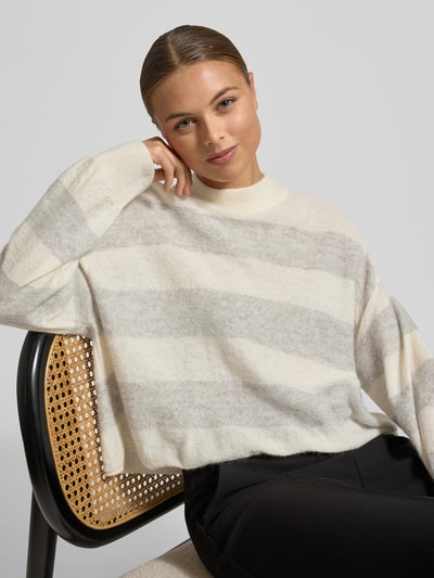 Drykorn Strickpullover aus Alpaka-Mix Modell 'MATHISA' Offwhite 3