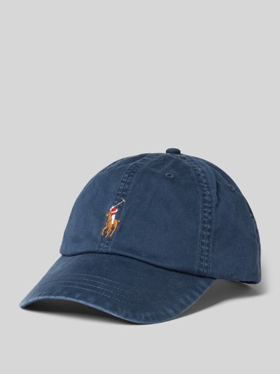 Polo Ralph Lauren Baseballpet met logostitching Donkerblauw - 1