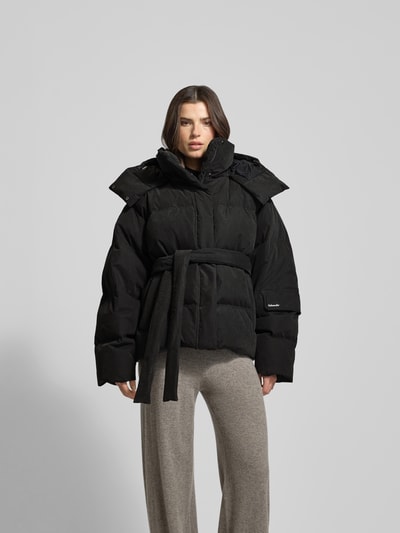 Holzweiler Steppjacke mit Taillengürtel BLACK 4