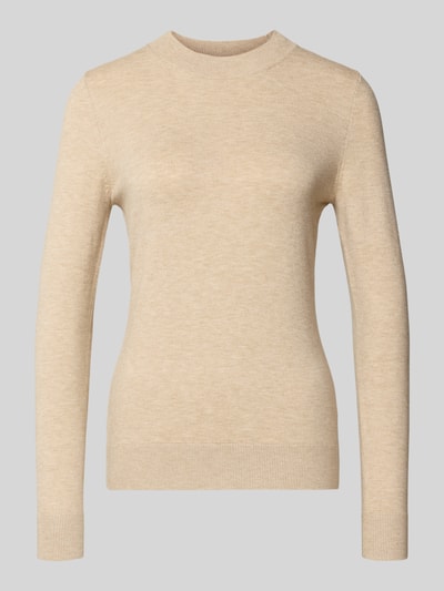 Christian Berg Woman Strickpullover aus Viskose-Mix mit Rundhalsausschnitt Sand Melange 2