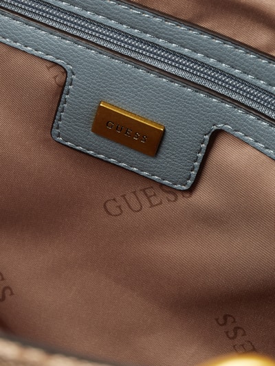 Guess Tote bag met logomotief, model 'Aileen'  Rookblauw - 4