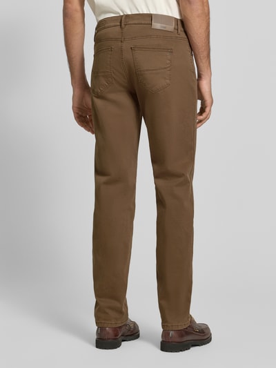 Brax Regular Fit Weite Hose aus Baumwoll-Mix mit Lyocell-Anteil Camel 5
