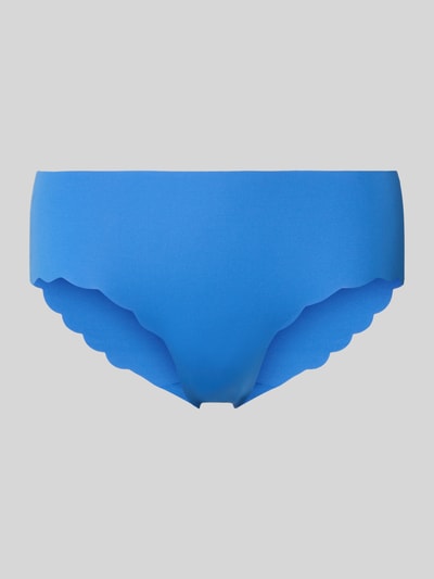 Produktfoto, Panty mit Wellensaum Modell 'SENSATION' von Skiny, intensive blaue Farbe, glatte Textur, Damen Panty, Material-Mix mit Stretch-Anteil