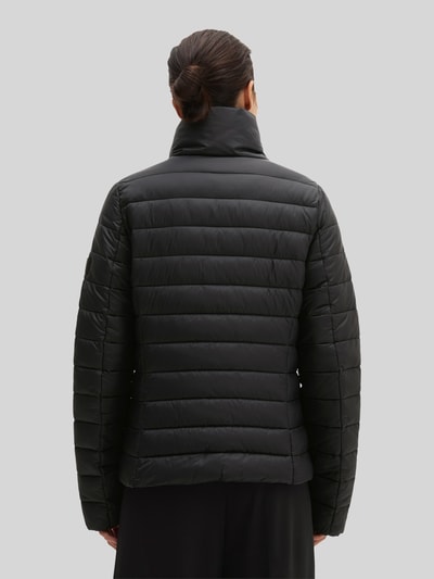 Marc O'Polo regular fit gewatteerd jack met opstaande kraag Zwart - 5