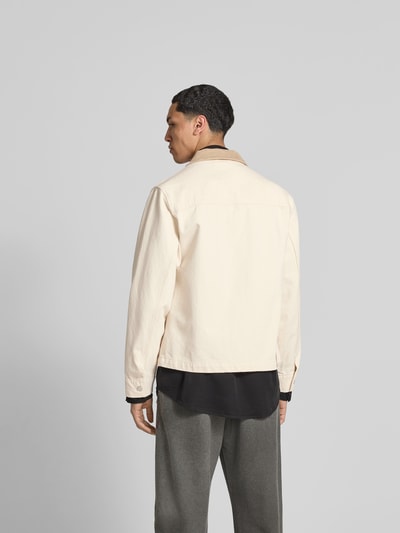 Officine Générale Cordjacke mit Brusttaschen Offwhite 5
