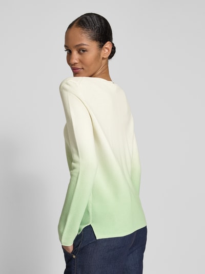 Tom Tailor Regular Fit Strickpullover mit Farbverlauf Hellgruen 3