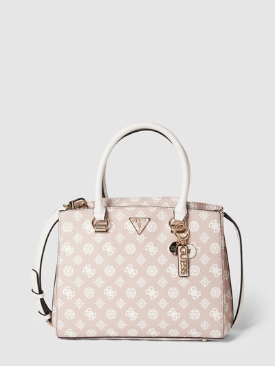 Guess Handtasche mit Allover-Muster Modell 'NOELLE' Rosa 2