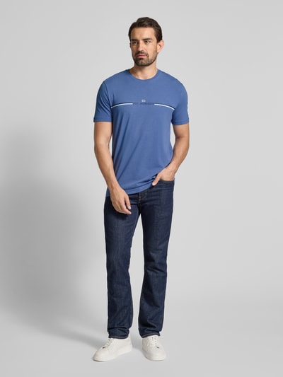 Christian Berg Men T-Shirt mit Rundhalsausschnitt Jeansblau 1