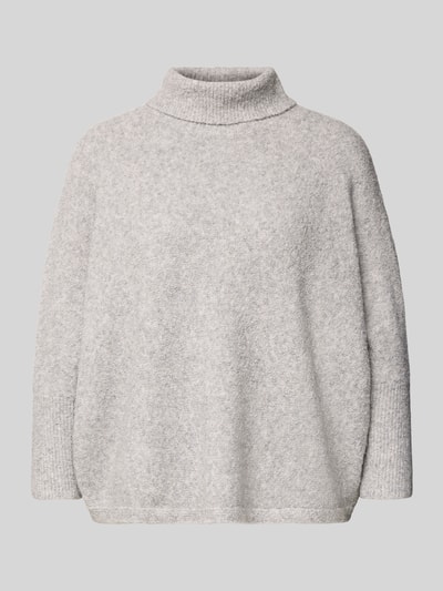 Someday Oversized pullover in gebreide look, model 'Tiola' Middengrijs gemêleerd - 2
