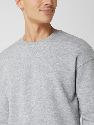 Jack & Jones Sweatshirt mit Rundhalsausschnitt Modell 'ESTAR' Hellgrau Melange 3