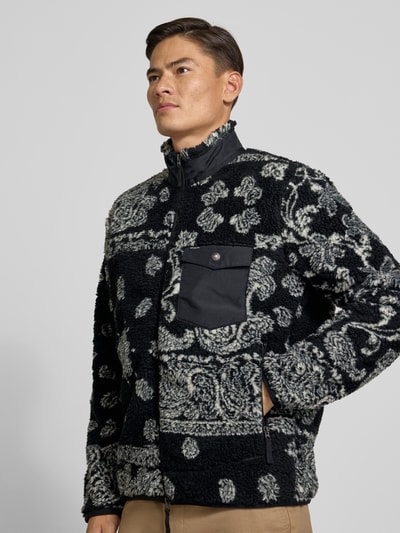 Polo Ralph Lauren Sweatjack met opstaande kraag Zwart - 3