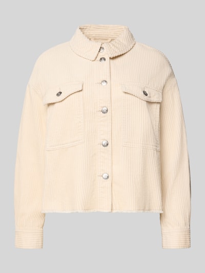 Only Kurtka sztruksowa o kroju regular fit z czystej bawełny model ‘MARINA-ENY LIFE’ Piaskowy 2