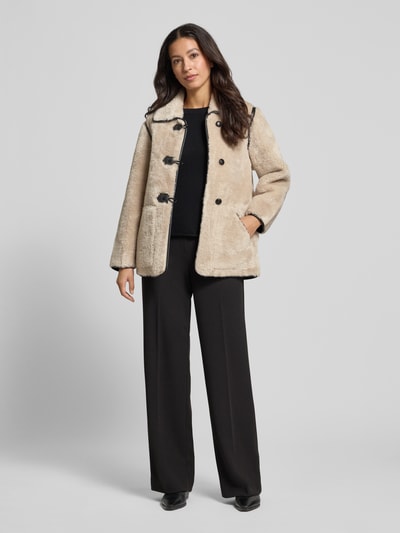 GUIDO MARIA KRETSCHMER WOMAN Kurtka ze sztucznego futra model ‘Fina’ Beżowy 1