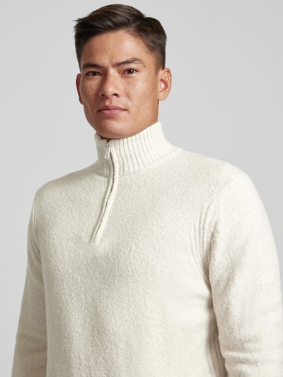 Cinque Gebreide pullover met schipperskraag, model 'CILUCA' Offwhite - 3