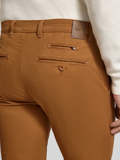 Brax Regular Fit Chino mit Gesäßtaschen Modell 'Fabio' Hellbraun 3